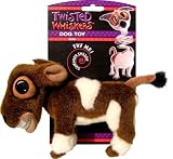 Twisted Whiskers Crazy Cow Small Dog Toy Jakks Pacific 12401