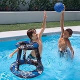 Swimways Spring Jam Basketball Swimming Pool Game Set Blue White