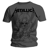 Atmosphere Mens Metallica - Boris Charcoal -T-shirt