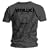 Atmosphere Mens Metallica - Boris Charcoal -T-shirt