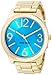Nine West Women's NW/1584TQGB Turquoise Sunray Dial Gold-Tone Bracelet Watch