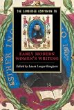 Buy : The Cambridge Companion to Early Modern Women`s Writing (Cambridge Companions to Literature)