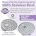Delightly Can Drainer Strainer Colander Stainless Steel Unique No-Mess Dishwasher Safe Design
