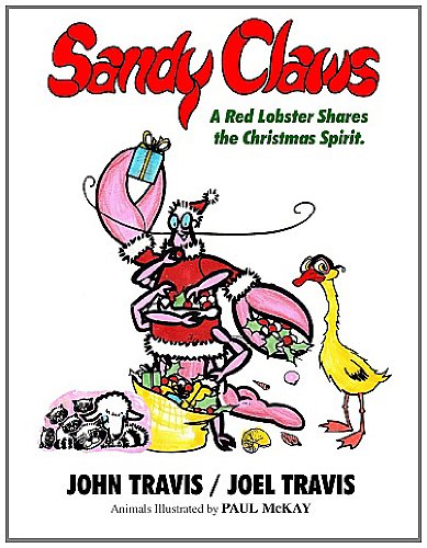 Sandy Claws: A Red Lobster Shares the Christmas Spirit.