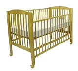 Dream On Me Full Size Folding Crib - Natural