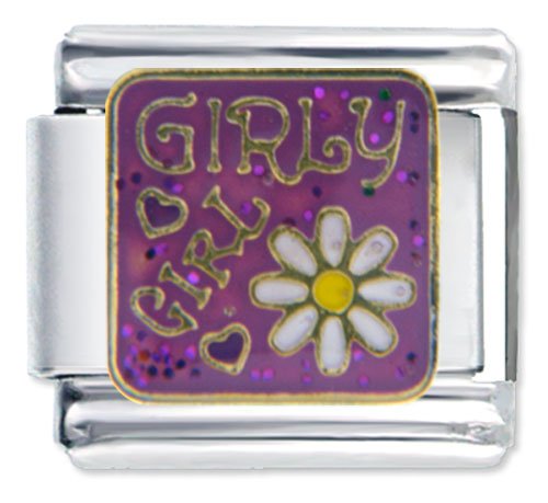 Girly Girl Italian Charms Bracelet Link