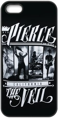 Teentopvogue Back Case for iPhone 5 5S TPU Carrying Case Music Band Pierce the Veil Poster Apple Iphone