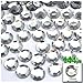 144pc Loose flatback Acrylic Rhinestones Round 12mm - flatback Crystal Clear