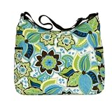 OiOi Blue Floral Hobo