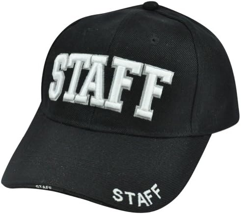 Staff Law Enforcement Employment Employee Curved Bill Adjustable Hat Cap Velcro