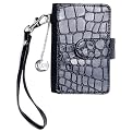 Luxi Wallet-Style Cell Phone Case - Faux Croc