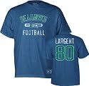 Steve Largent Reebok Vintage Name and Number Seattle Seahawks T-Shirt
