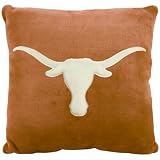 NCAA Texas Longhorns Focal Orange 15'' Square 3D Plush Pillow