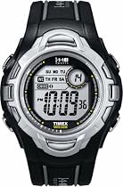 Timex - T5K278 4E - Timex 1440 Sport - Quartz digitale - Montre Sport - Bracelet en r&eacute;sine noire et grise