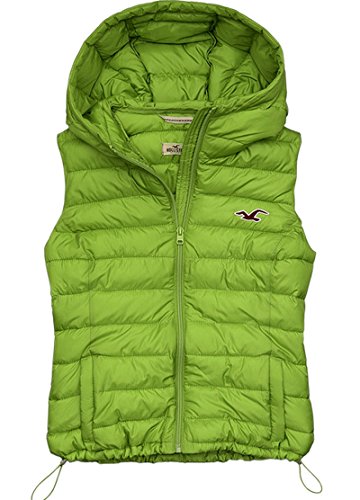 (ホリスター) Hollister Co. レディース ジャケット アウター フード付き ダウンベスト(down vest) 中綿ベスト [並行輸入品]