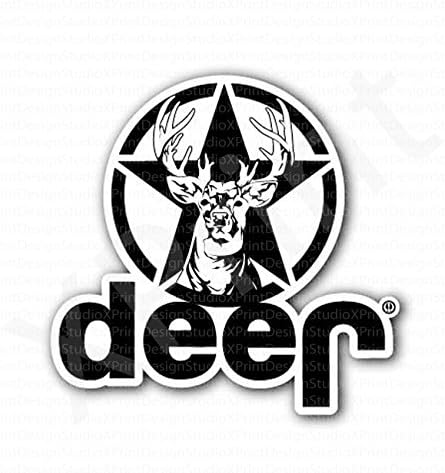 Jeep Deer Hunter Hunting Sticker