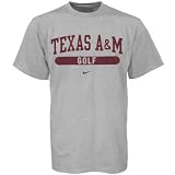 Nike Texas A&M Aggies Ash Golf T-shirt