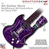 Abstract 01 Purple Skin by WraptorSkinz TM fits All Sony PS2 Guitar Hero SG Guitar Controllers (GUITAR NOT INCLUDED)