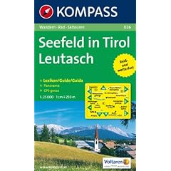 Seefeld in Tirol, Leutasch: Wandern / Rad / Langlauf. Mit Panorama. GPS-genau. 1:25.000