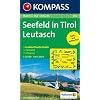 Seefeld in Tirol, Leutasch: Wandern / Rad / Langlauf. Mit Panorama. GPS-genau. 1:25.000