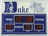 College Sports Scoreboard Wall Clocks,Duke Blue Devils