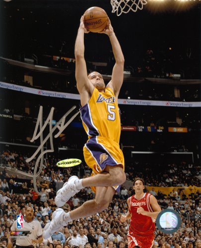 Upper Deck Authentic Jordan Farmar Autograph 8x10 Los Angeles Lakers Photo