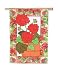 Potted Geraniums Artistic Blend Regular Size Applique Flag
