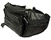 Multiple Pocket Genuine Solid (not patch) Leather Waist Pack, Fanny Pack. Large adjustable strap up to 45