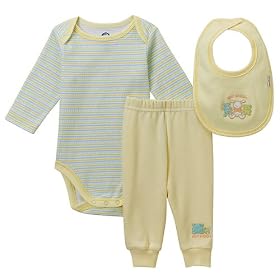 Gerber 3-pc. Organic Cotton Layette Set - Yellow