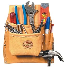 Graintex ST1255 5 Pocket Nail and Tool Pouch Left Handed