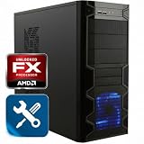 Produkt-Bild: Aufr&uuml;stPC AM3+ AMD FX 6100 Zambezi 6 x 3.3 GHz (Sixcore), 4 GB DDR3 1600MHz, Asus mit AMD HD3000, USB 3.0, Sound, GigabitLan, 24 Monate Garantie