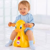 babywalz T&ouml;pfchen und Spielger&auml;t "Ente", gelb