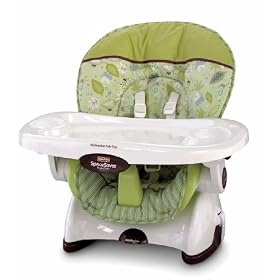 Fisher-Price Space Saver High Chair, Mocha Butterfly