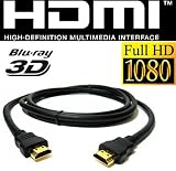 Câble HDMI male 2 M V1.3 plaqués Or Cable 2 x hdmi 19pins (1,80 m) DVD, HD-DVD, Blu-Ray, Playstation 3, XBOX 360 Plasma TV, LCD TV.
