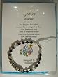Gift Set - God Is Hand crafted Swarovski Bracelet