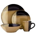 Gold Dust Dinnerware Collection - Black