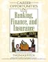 Career Opportunities in Banking, Finance, and Insurance