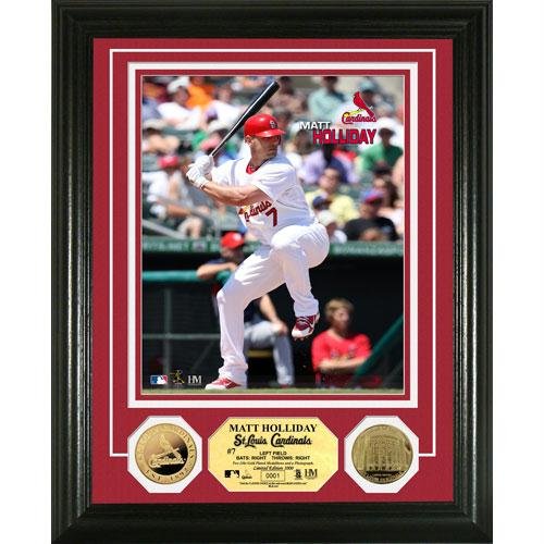 St. Louis Cardinals Matt Holliday 24KT Gold Coin Photomint