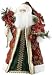 Roman 18" Tall Santa with Floral Tree Topper