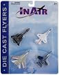 Die Cast Modern Jet Fighter 4 Piece Set