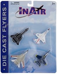 Die Cast Modern Jet Fighter 4 Piece Set