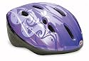 Bell Star Child Bicycle Helmet (Purple Waves)