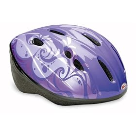 Bell Star Child Bicycle Helmet (Purple Waves)