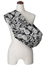 Hotslings Designer Pouch Style Baby Carrier, Black Ecru, Size 3