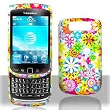 Premium – Blackberry 9800/Torch Rubber feel Design Spring Gardon – Faceplate – Case – Snap On – Perfect Fit Guaranteed