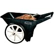 RUBBERMAID COMMERCIAL 3.5 CUFT Black Big Wheel Garden Cart