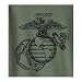 USMC Marines Eagle, Globe and Anchor Short Sleeve T-Shirt in Military Green image 2