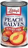 Libbys Peach Halves In Heavy Syrup, 15.25-Ounce Cans (Pack of 12)