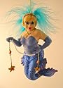 6" December Diamonds Star Mermaid Gay Pride Christmas Ornament #06-06123
