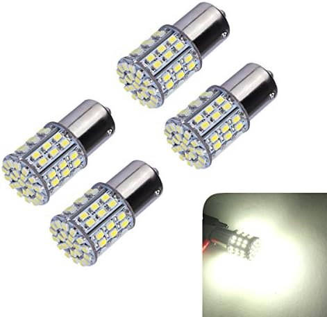 KOYA 4 X High Power 1156 64-SMD 1206 Car Light LED Blub For Internal light,Tail lights, Turn signal light, Corner light, Parking light, Side marker and Backup lights